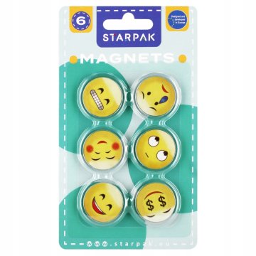shumee MAGNET KOL MIX EMOT 33MM OP6PCS P