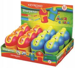 shumee DVOJNI PLASTIČNI BRUSILEC Z OKROGLIM REZILOM MIX 8082