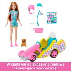 shumee Barbie Go-Kart filmska avtomobilska lutka HRM08