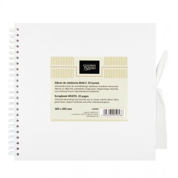 shumee BELI ALBUM ZA DEKORACIJE 305X305MM 35 LISTOV 0588