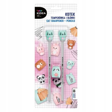 shumee ŠILČEK ZA MUCE S SVINČNIKI 3 KOS KIDEA 0248