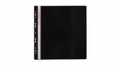 shumee PVC mapa za osebne spise A4 + ABCD vložek - črna