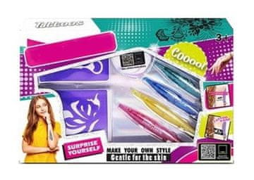 shumee Tattoo studio pisala + šablone okenska škatla 6150