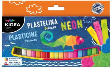 shumee KIDEA NEON PLASTELIN 24 COL 8913