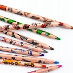 shumee JUMBO BARVICE TRIKOTNE VOZILA 10 BARV KIDEA 3485