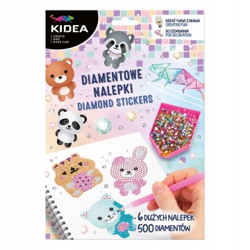 shumee DIAMANTNE NALEPKE HAPPY ANIMALS KIDEA 4628