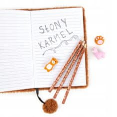 Derform Kidea 2860 dišeči svinčniki + radirke slani karamel