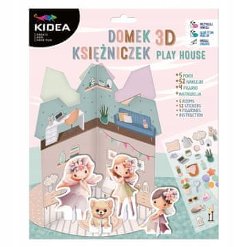 shumee KREATIVNA 3D HIŠA ZA PRINCESKE KIDEA 0064