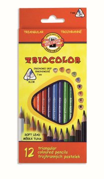 shumee TRIKOTNIČNE BARVE 7 MM 3132 12 BARV 2009