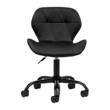 shumee QS-06B črno-beli kozmetični stolček