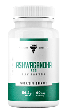 shumee Trec Ashwagandha 800 (indijski ginseng) 60 kapsul Regeneracija stresa