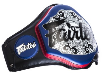 shumee Fairtex BPV3 športni pas črne/modre barve
