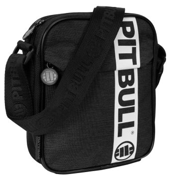 shumee Torba Pit Bull Torba čez ramo Hilltop 2 Črna/Bela