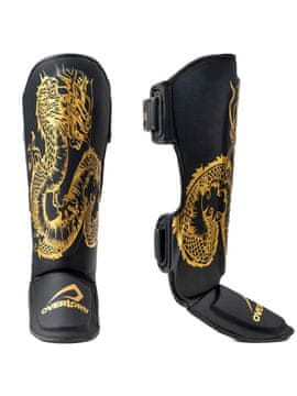 shumee Ščitniki za goleni Overlord Legend črno/zlati M