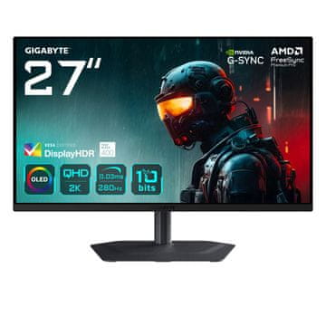 shumee GIGABYTE OLED MONITOR 27” MO27Q2A 280Hz