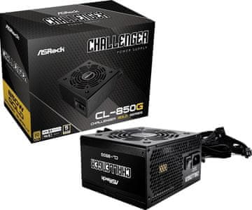 shumee ASRock CHALLENGER 850W 80 Plus Gold napajalnik