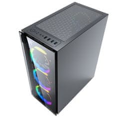 shumee GEMBIRD FORNAX 1500RGB MIDI-TOWER OHISJE, USB 3.0