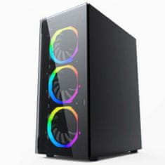 shumee GEMBIRD FORNAX 1500RGB MIDI-TOWER OHISJE, USB 3.0