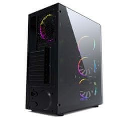 shumee GEMBIRD FORNAX 1500RGB MIDI-TOWER OHISJE, USB 3.0