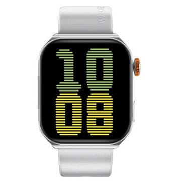 shumee Pametna ura Weofly Edge 2, srebrna