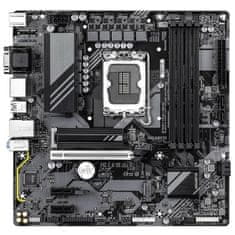 Gigabyte GIGABYTE B760M DS3H GEN5 Matična plošča - Podpira Intel Core 14. generacije CPU-je, 6+2+1 fazni digitalni VRM, do 5600MHz DDR5, 2xPCIe 4.0 M.2, 2.5GbE LAN, USB 3.2 Gen2