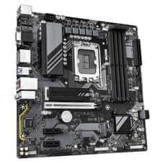 Gigabyte GIGABYTE B760M DS3H GEN5 Matična plošča - Podpira Intel Core 14. generacije CPU-je, 6+2+1 fazni digitalni VRM, do 5600MHz DDR5, 2xPCIe 4.0 M.2, 2.5GbE LAN, USB 3.2 Gen2