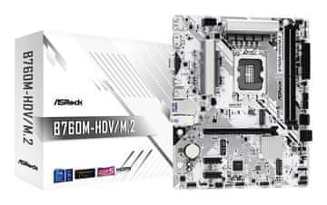 ASRock Asrock B760M-HDV/M.2 matična plošča Intel B760 LGA 1700 micro ATX