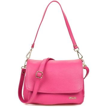 shumee Usnjena torbica Vezze Palmare Fuchsia
