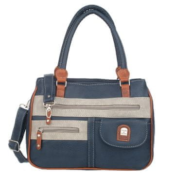 shumee Ženska torba čez ramo Charm&Shape srednje velikosti, temno modra