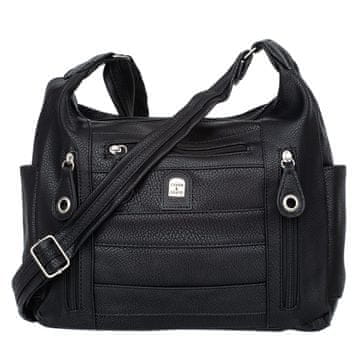 shumee Velika torba čez ramo Charm&Shape črne barve