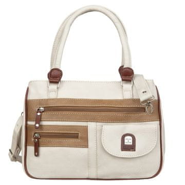 shumee Ženska torba čez ramo Charm&Shape srednje velikosti, ekru