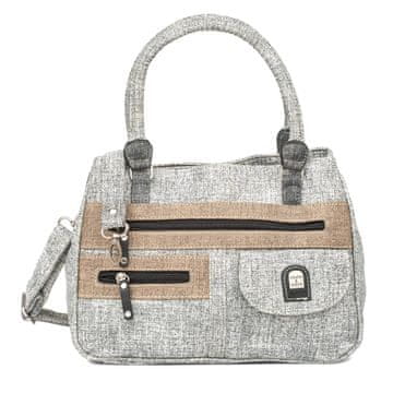 shumee Ženska torba čez ramo srednje velikosti Charm&Shape, siva