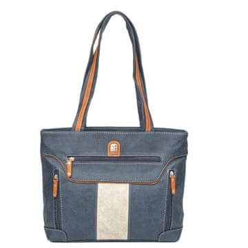 shumee Velika ženska torba čez ramo Charm&Shape, temno modra