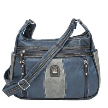 shumee Ženska torba čez ramo Charm&Shape srednje velikosti, temno modra