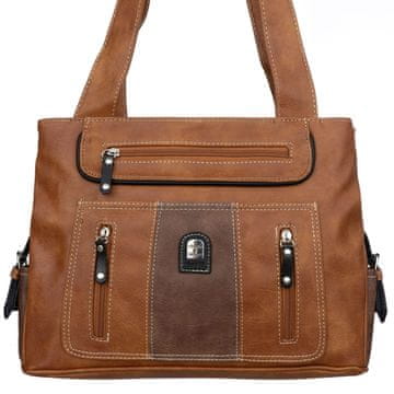 shumee Velika ženska torba čez ramo Charm&Shape, ingverjeva