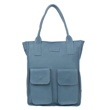 shumee Vezze Tasca Jeans usnjena velika nakupovalna torba