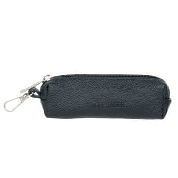 shumee Usnjen etui za ključe Obel črne barve
