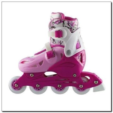 shumee NH0320 KOMPLET 4V1 ROZA VELIKOST M (35-38) ROLERJI IN DRSALKE HOKEJ BLADE NILS EXTREME