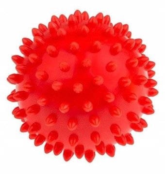 shumee TULLO rdeča senzorična žoga za masažo 9 cm