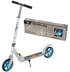 shumee Zložljiv otroški skuter Powerblade bele barve