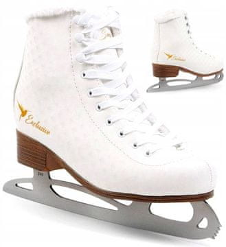 shumee IZOLIRANI BELI ČEVLJI ZA UMETNOSTNO DRSANJE EKSKLUZIVNO SMJ