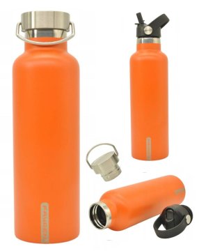 shumee TERMOS STEKLENIČKA 750 ML FAYREN NORDKAPP ORANŽNA IZ NERJAVEČEGA JEKLA