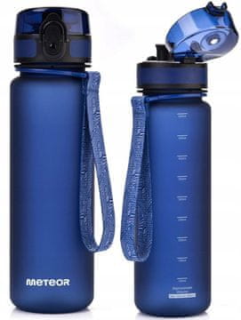 shumee METEOR 74588 500 ML TEMNO MODRA STEKLENIČKA