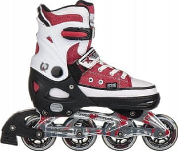 shumee ROLERJI NASTAVLJIVE SUPERGE NJ2132 RDEČE VELIKOSTI XS