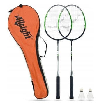 shumee ALLRIGHT TT21027 ETUI ZA BADMINTONSKI KOMPLET Z 2 LOPARJEMA IN 2 VODILCI