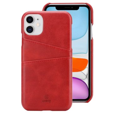shumee Crong Neat Cover - ovitek za iPhone 11 Pro z žepi (rdeč)