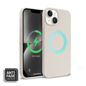 Crong Magnetni ovitek Crong Color Cover - iPhone 14 Plus MagSafe (kamnito bež)