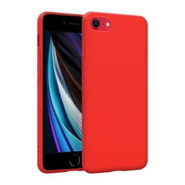 Crong Crong Color Cover - Ovitek za iPhone SE (2022/2020) / 8 / 7 (rdeč)