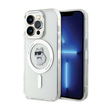 Karl Lagerfeld Ovitek Karl Lagerfeld IML Choupette MagSafe - iPhone 14 Pro (prozoren)