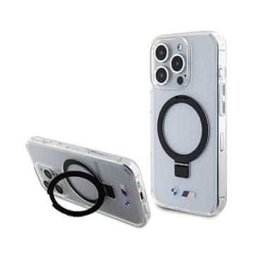 Bmw Stojalo za obroče BMW M Collection MagSafe - ovitek za iPhone 15 Pro (prozoren)